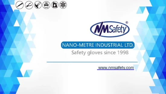 Guanto di protezione per le mani in nitrile microschiuma rivestito in nylon spandex Nmsafety per elevata destrezza